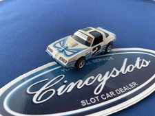 AFX HO Slot car Pontiac Firebird Collector Vintage Blue white MEGA G