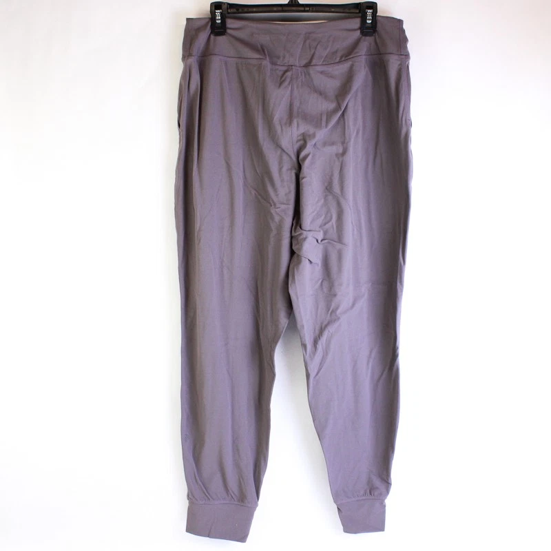 Леггинсы MPG без застежек спортивные для бега эластичные легкие женские размер XL фиолетовые - Изображение 2 из 4