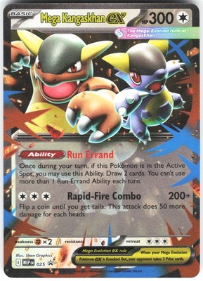 MEP: HOLO FOIL Mega Kangaskhan ex - #025 - Promo