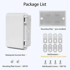 Outdoor Waterproof Electrical Box Junction Box Weatherproof IP67 ABS Plastic Enc