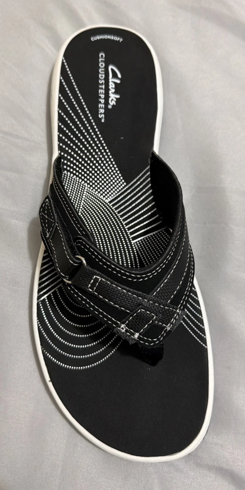 Cloudsteppers by Clarks Women’s Size 11 M Black Sandal Flip Flop NEW in box
