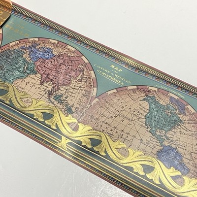 Vtg 4 Rolls OLDE WORLD MAP Metallic Gold IMPERIAL Wallpaper Border 5 yards each