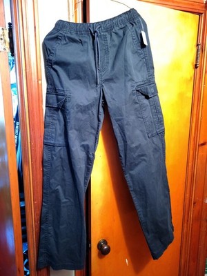 New No Boundaries Men's Cargo Pants Dark Grey XS (27)