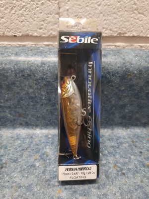 Sebile Bonga Minnow 72 3/8 oz Patrick Sebile Designed Pre Berkley 72mm Walker