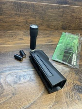 REPAIRED Airsoft Hand guard Grip With Squeeze Button Flashlight Fits AEG (READ)