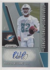 2019 Panini Prizm Sensational Signatures Preston Williams #SE-PRW Auto 7qg