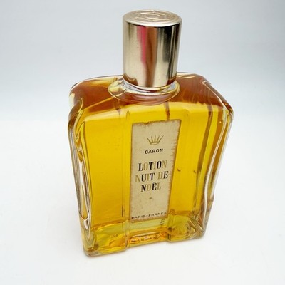 Vintage 70s Caron Lotion Nuit de Noël 5 3/4 oz Splash Perfume Paris France Seal