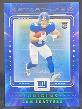 2025 Panini Origins Cam Skattebo Start Ups SP RC Giants #2
