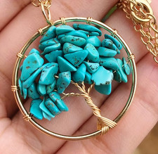 Tree of Life Gemstone Necklaces