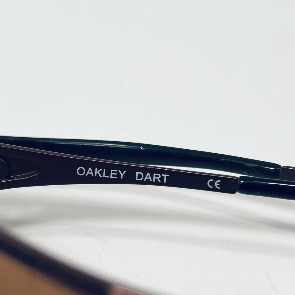 Y2K Oakley Dart sunglasses model 05-662 FRAMES ONLY Berry Bronze 131 130 - Image 3 of 4