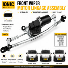 Peugeot Bipper Citroen Nemo Fiat Fiorino Front Wiper Motor Linkage Assembly 2007