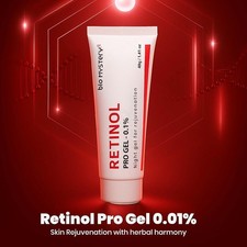 Pro Retinol 0.1 Night Gel Rejuvenation Face Cream 40g for Fine Lines 1.41 Oz