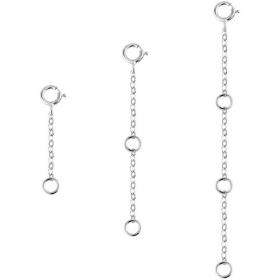 Kettenverlängerung Silber Gold 3 Stück Halskette Fußkettchen Armband