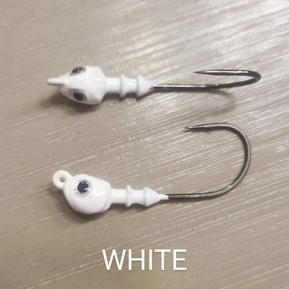 8 piezas paraguas Alabama aparejo cuchillas 5 brazos 5 cabezas de plantilla 2 bloqueo de resorte señuelo de pesca Foto 4 de 4