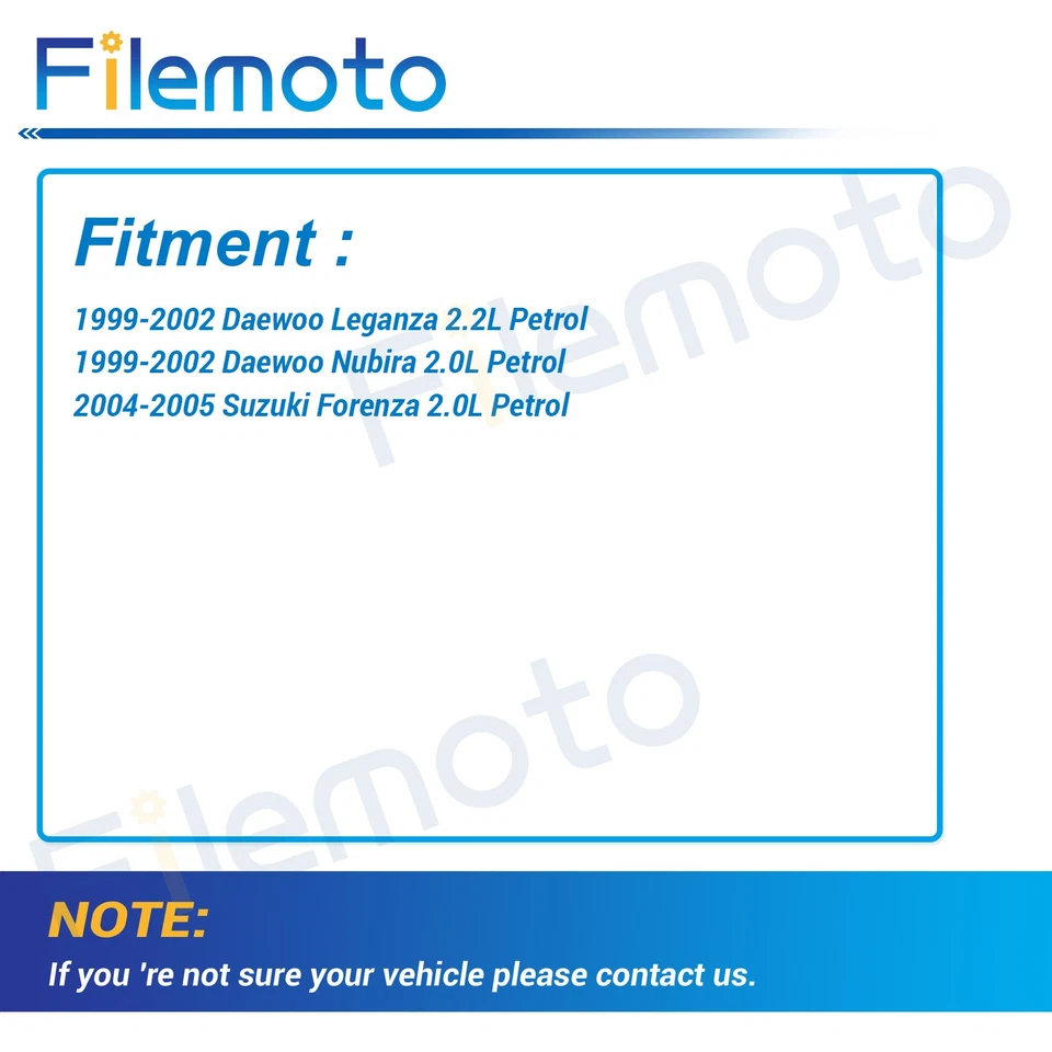 Engine Valve Cover kit for 04-05 Suzuki Forenza 99-02 Daewoo Nubira Leganza - Image 3 of 4