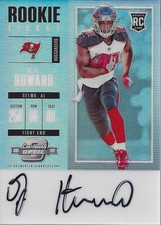 2017 Panini Contenders Optic #123 O.J. Howard RC Auto - FB