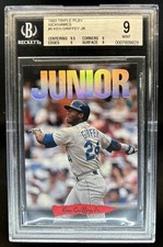 1993 Leaf Triple Play Ken Griffey Jr. Nicknames #5 Mariners BGS 9