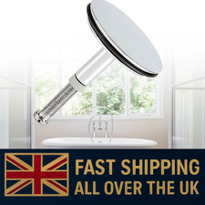 Silver 43mm Bathtub Drain Stopper Bathroom Bath Tub Sink Waste Pop-Up Plug
