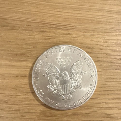 U.S. Mint American Eagle 1 oz Silver One Dollar Coin 0.999 Fine Uncertified