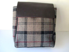 Barbour Milport Backpack Gray Winter Tartan P...