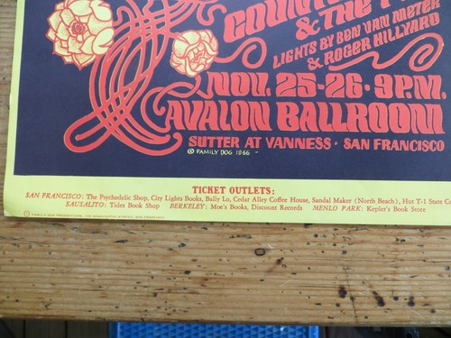 Vtg 1967 & 1966 Quicksilver Messenger Service Family Dog Posters # 53-1 & # 36-3 - Picture 17 of 24