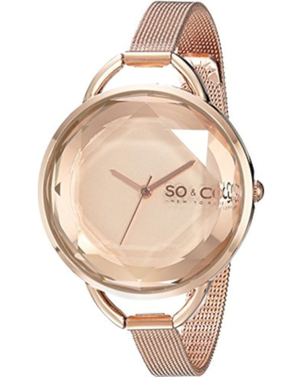 NEW SO & CO New York Women 5104.4 SoHo Crystal Gem-Cut Face  display picture 2