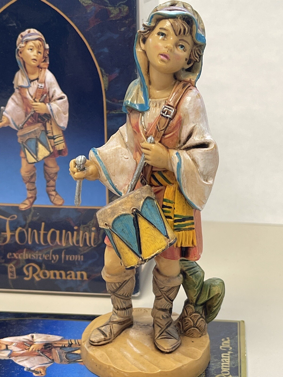 Vintage Fontanini Jareth Drummer Boy 5" Nativity 1989 Made In