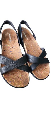 Merrell Womens Size 11 Napa Valley Sling Dark Malbec Sandals Shoes