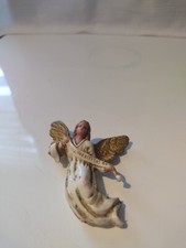 alter Engel Gloria in Excelsis Deo  Krippen Figur  W. Germany creme/beig , "Top"