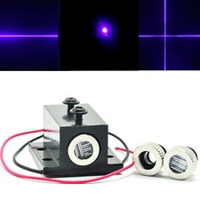 Focusable 405nm 20mw Laser Diode Module with Heat Sink Dot Line Cross 12x35mm
