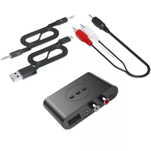 Bluetooth 5.2 Receiver NFC 3.5mm AUX RCA Wireless Audio Adapter for Home Stereo - Picture 7 of 7