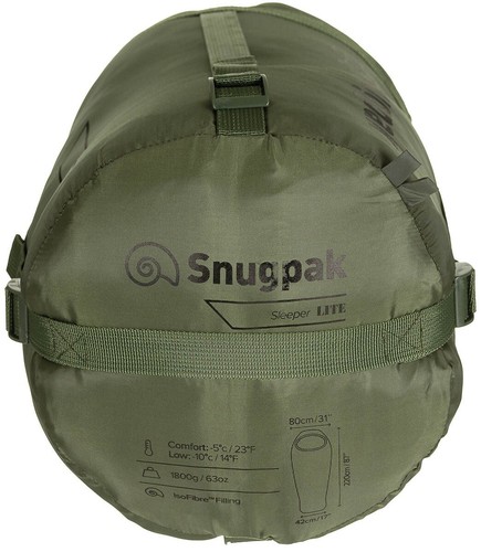 SNUGPAK® Bushcraft Camping Army Sleeping Bag "Sleeper Lite", OD green -10°C - Picture 5 of 5
