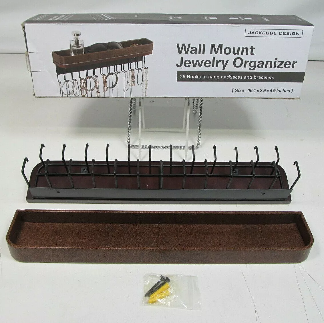 Jack Cube Hanging Jewelry Organizer Necklace Hanger Bracelet
