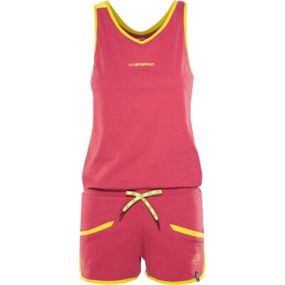 LA SPORTIVA FLASH JUMPER JUMPSUIT ROMPER CLIMBING RED ITALY sz XS NWT