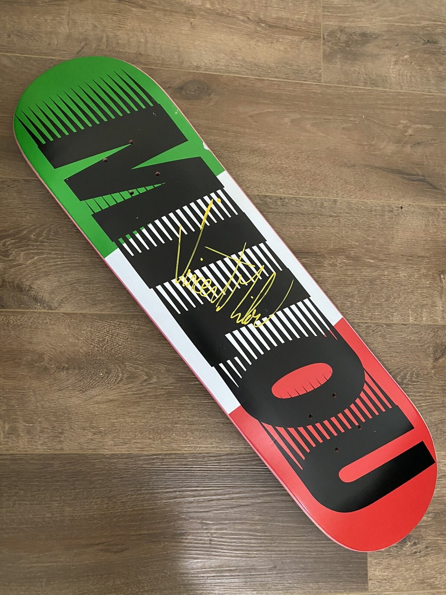 Pizza Skateboards デッキ 8.0インチ RARE SIGNED Vincent Milou Pizza Skateboard Deck 8.0