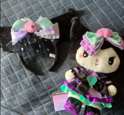 Kuromi 2023 USJ Halloween Horror Night Limited Plush doll & head