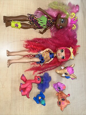 Cave Club Dolls Pets Lot