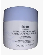 ikoo Deep Caring Hair Mask, Volume & Nourish 6.8 Fl Oz