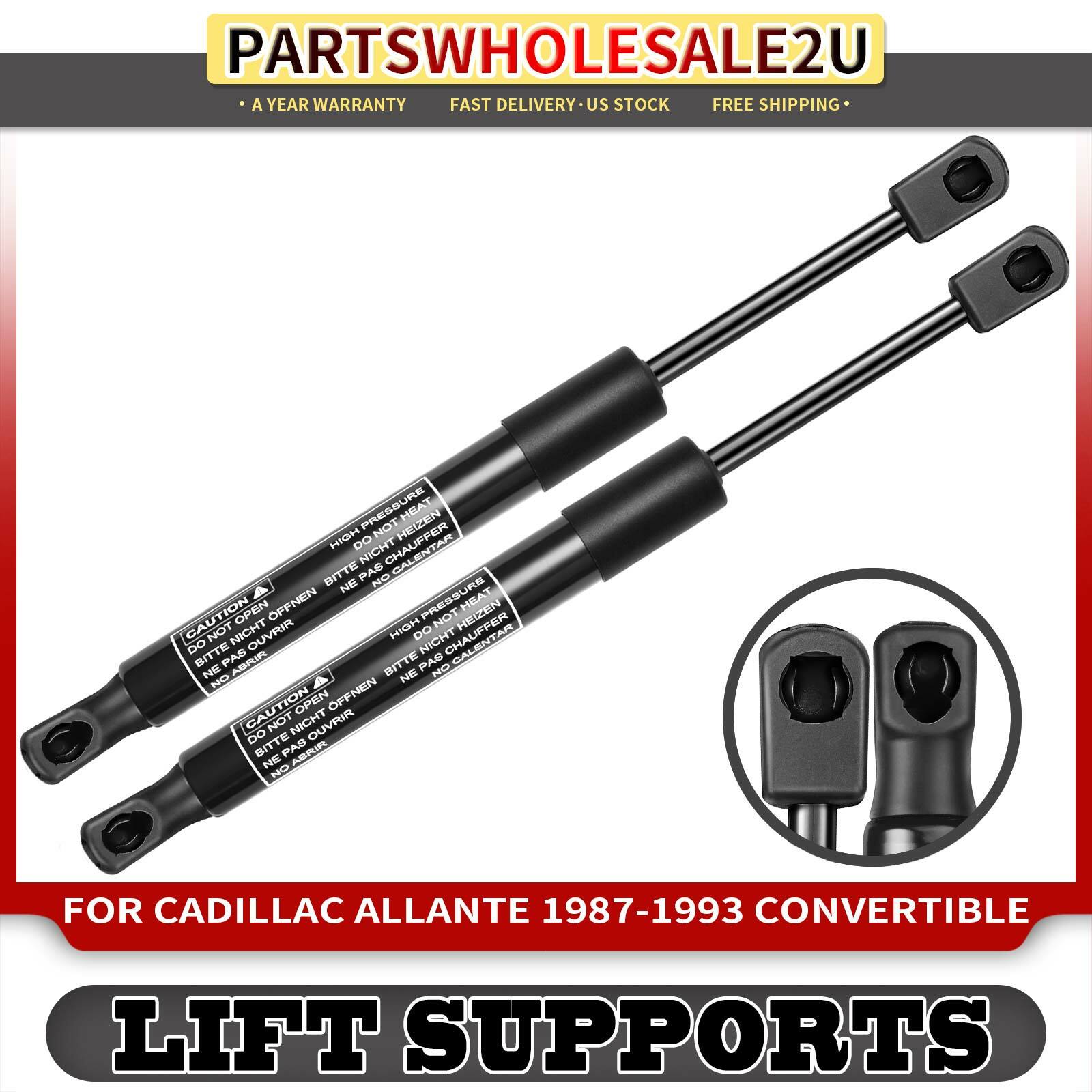 2x Rear Trunk Tailgate Lift Supports Gas Struts for Cadillac Allante