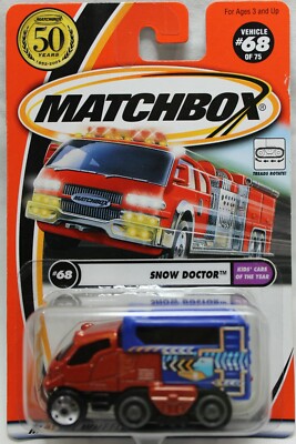 Matchbox 1:64 Scale 2002 Kids' Cars Of The Year Series SNOW DOCTOR