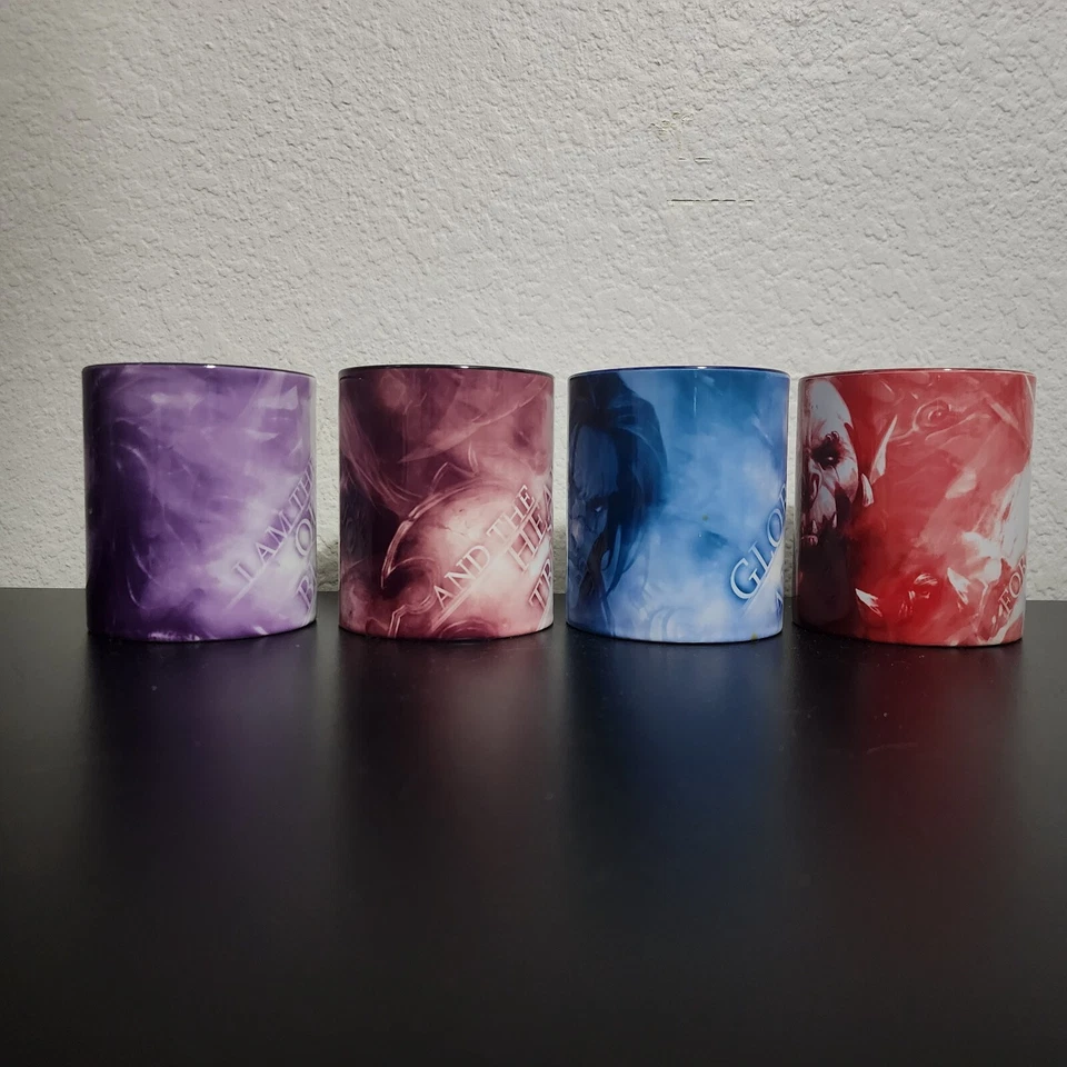 Raro juego de tazas Blizzard (World of Warcraft, Starcraft, Diablo) Foto 2 de 4