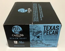 HEB 1LB 4oz K-Cup Pods Box Texas Pecan CAFE Ole’ by H-E-B Medium Roast TX 54/Box