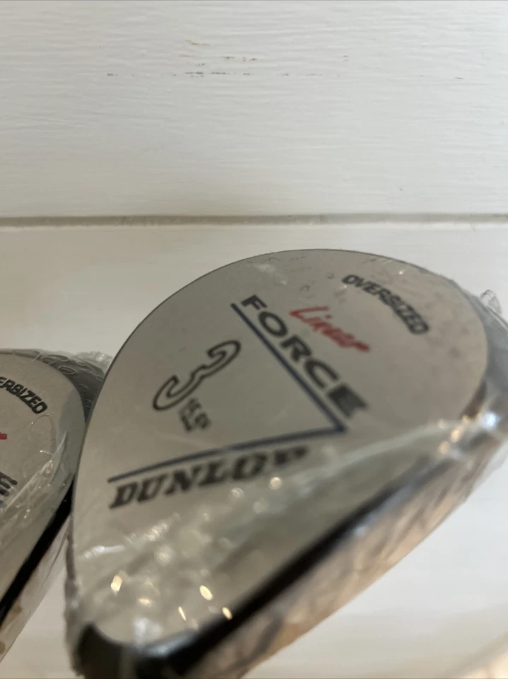 Dunlop Linear Force Gran Tamaño 3-Madera 15.5 Y 5 21.5 Derecha - Nuevo - Todavía en Plástico Foto 2 de 4