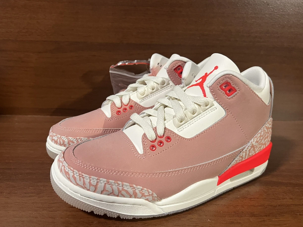 rust pink jordan 3