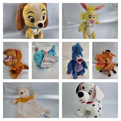 8 X BUNDLE OF DISNEY SOFT PLUSH TOYS