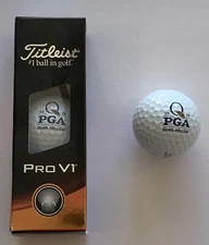 2025 Pga Championship Golf Balls Quail Hollow Titleist Pro V1 sleeve of 3 new
