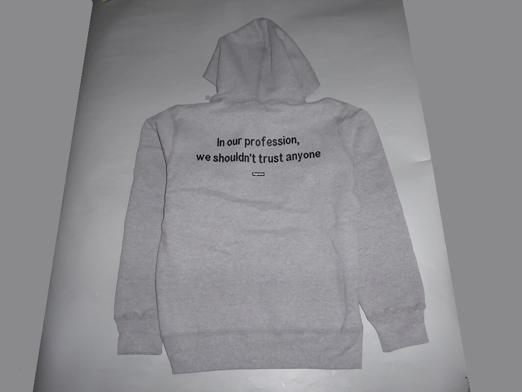 19381 supreme The Killer Hooded Sweatshirt gray M | eBay