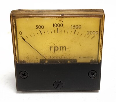 TOYOKEIKI RPM GAUGE NO. BIK05220 0-2000RPM INDICATION | eBay