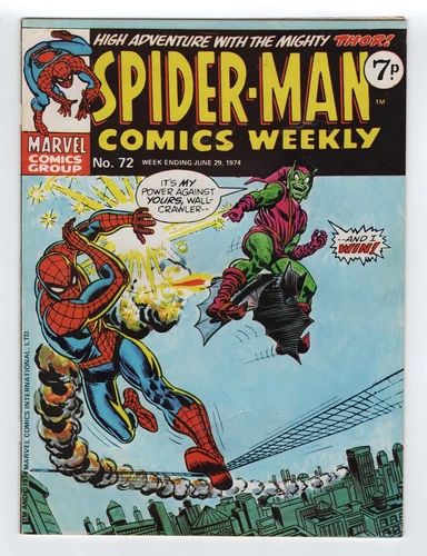 1968 MARVEL SPECTACULAR SPIDER-MAN #2 & THOR #134 1ST HIGH EVOLUTIONARY RARE UK