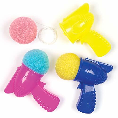 Набор игрушек-новинок для детей Baker Ross AV274 Space Sponge Shooters Value Pack, Perfe